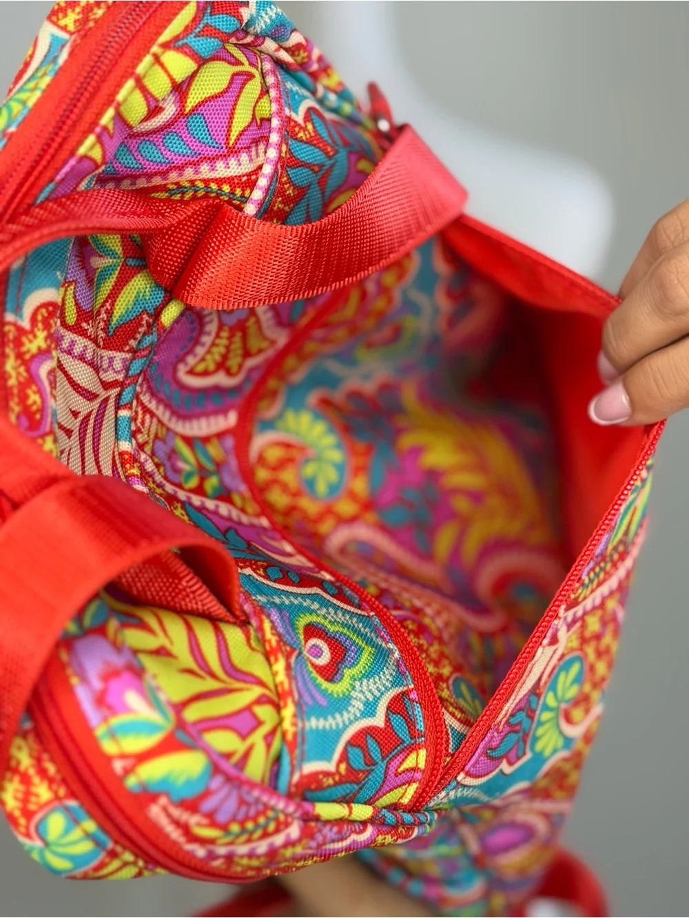 Vera Bradley Multicolor Paisley Floral Backpack